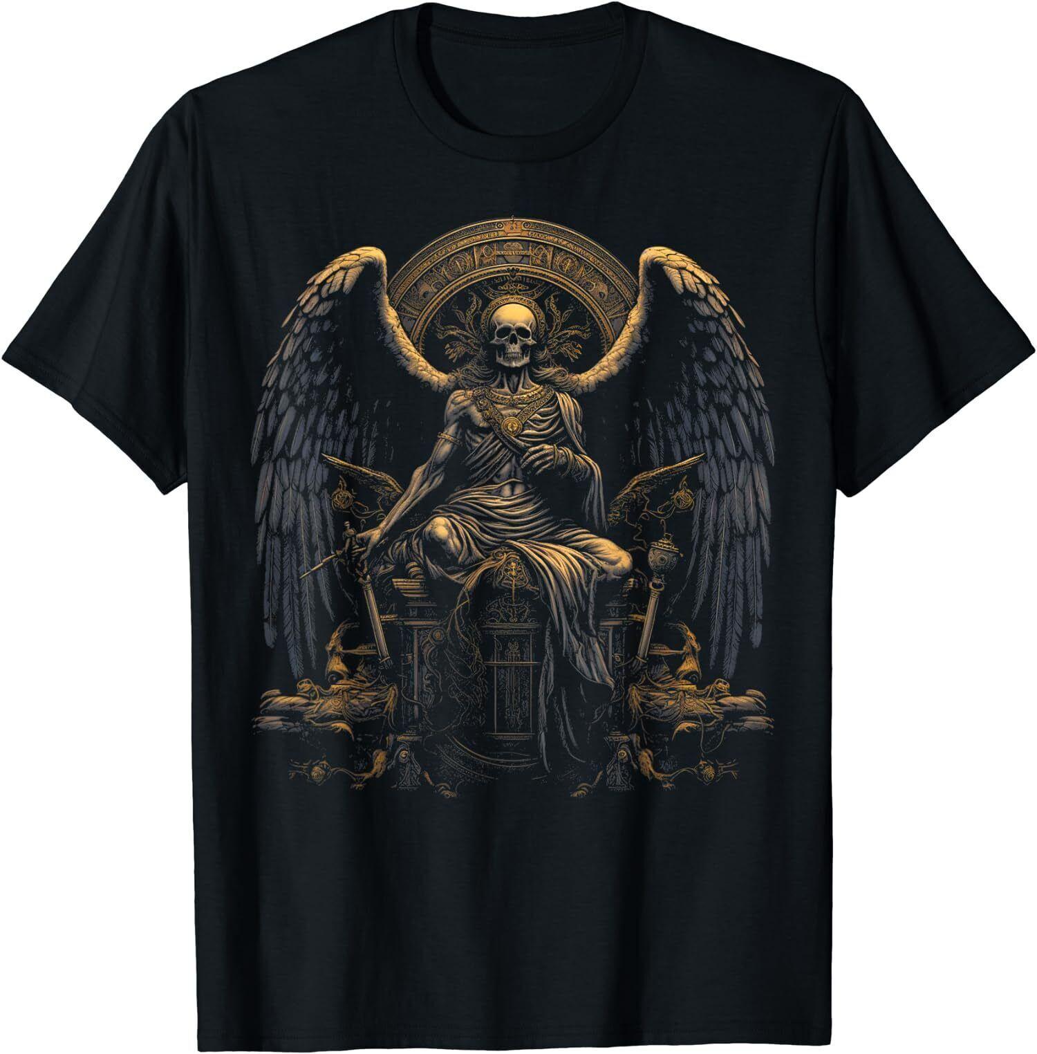NEW LIMITED Retro Thanatos Greek Mythology Death T-Shirt XXL