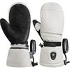 SAVIOR HEAT Heated Ski Mittens 3.0 for Men Women, 3000mAh Rechargeable Battery Electric Leather Gloves, Waterproof 3M Thinsulate Extreme Cold Winter