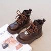 Kids Ankle Boots for Girls   Autumn Kids Breathable Lining Riding Boots Non-slip Simple Kid School Outdoor Hiking Boots