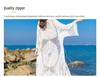 Plus Size Lace Cardigan Bikini Cover-Up - Extra Long, Lightweight Mesh
