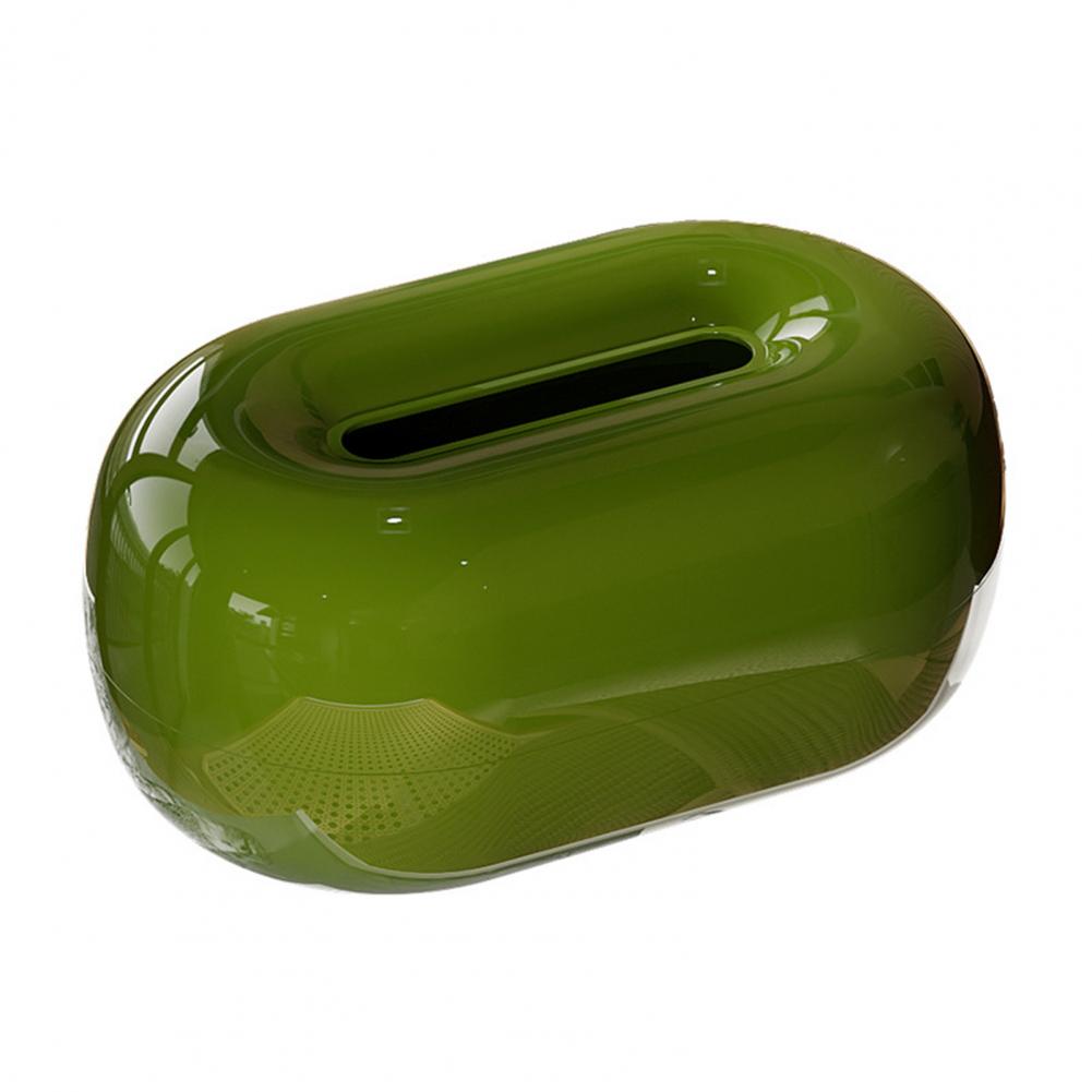 Magnetic Tissue Box Holder Tissue Dispenser Cover with Spring Support Magnetic Closure Tissue Box Cover for Home Office Table