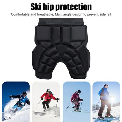 Unisex Skateboard Shorts Thickened Hip Protector EVA Hip Protective Pads Anti-Fall Butt Protection Pad for Skating Ski Snowboard