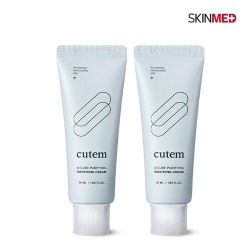 [SKINMED] Qtem Acure Purifying Soothing Cream 50ml x 2_687568