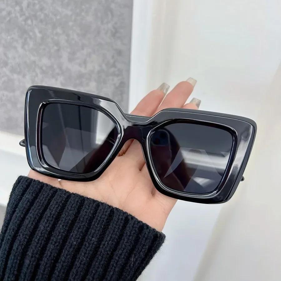 Vintage Square Sunglasses Women Men Cool Mirror Lens Stylish Sun Glasses Female Male Personality Colors
