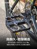 GEWAGE Bicycle Flat High Compatible with Road Left and Right Pedals, Aluminum, 9/16-inch Pedals, Anti-Slip, Durability, Bikes/Cross Bikes/Mountain