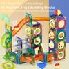 Color Diy Puzzle Assembly Magnetic Sheet, Pipe Building Block Slide Ball Children'S Toy Track Building Block