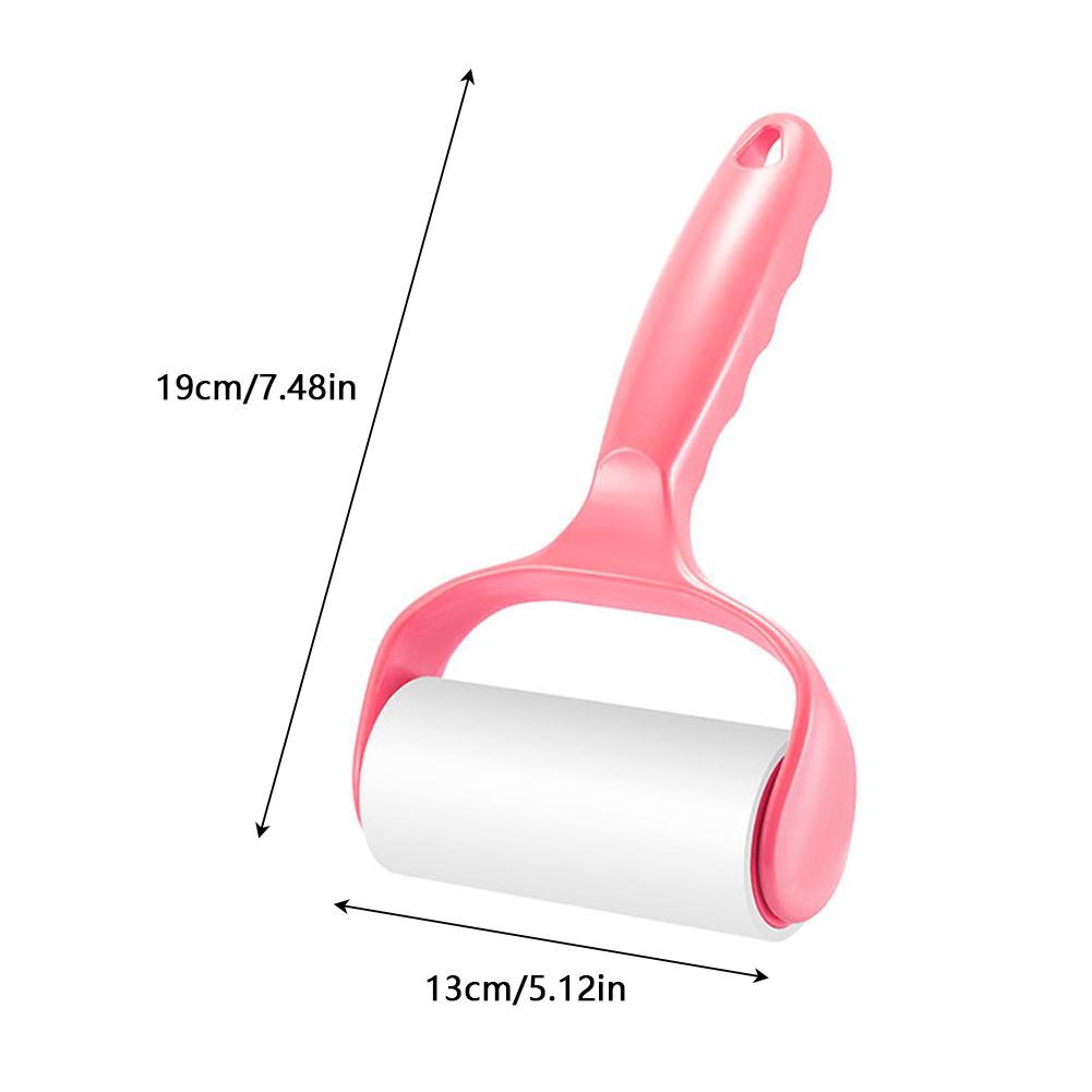 Pet Hair Remover Roller Reusable Sticky Lint Roller Clothes Lint Furniture Hair Cat/Dog Hair Remover Lint Roller Refill Sheets for Home/Travel/Office