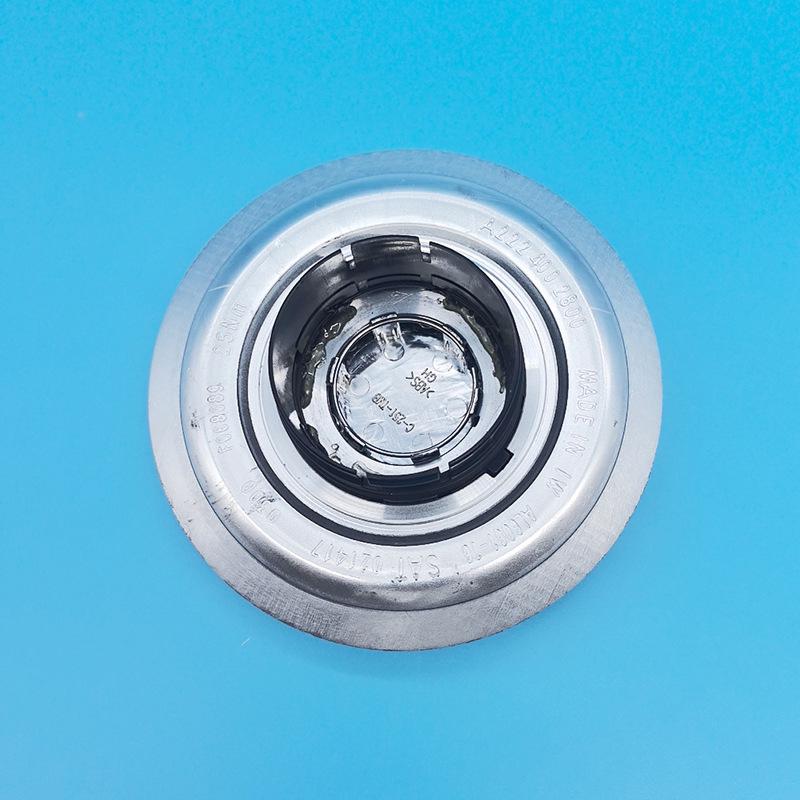 Mercedes C63 Schwarze Radnabenkappen – S600 Große galvanisierte Emblemkappen