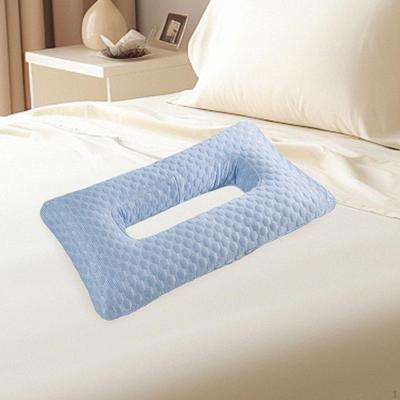 Ear Piercing Pillow for Side Sleepers Comfortable Neck Support Guard Protector Soft Filling Sleeping