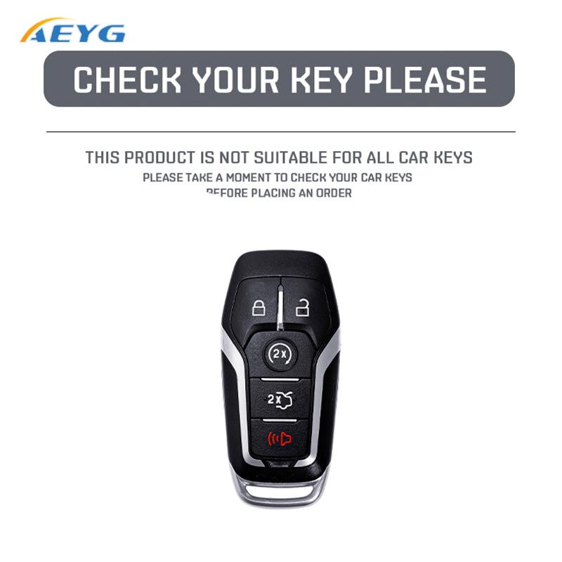Tpu Car Key Cover Case Shell Fob For Ford Fusion F-150 Edge Explorer Mustang Lincoln Mkz Mkc Platinum  F150 Lariat 5 Buttons