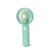Portable Mini Handheld Fan with Three Speed Settings Adjustable Wind Power Travel Size Compact Design with Carry Loop USB Rechargeable