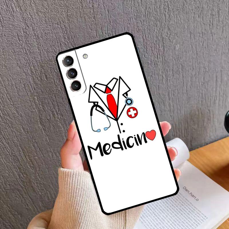 

Medical Doctor Nurse Medicine Student Phone Case For Samsung Galaxy S25 S26 Ultra S20 S21 S22 S23 S24 Plus S10 S25 FE Back Cover Galaxy S26 Plus