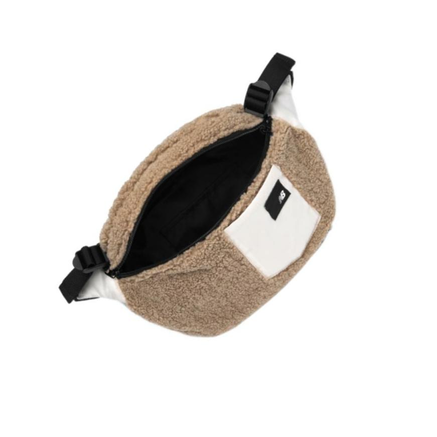 New Balance Plush With Textile Fanny Pack Regular Unisex Brown LAB24003-BEI