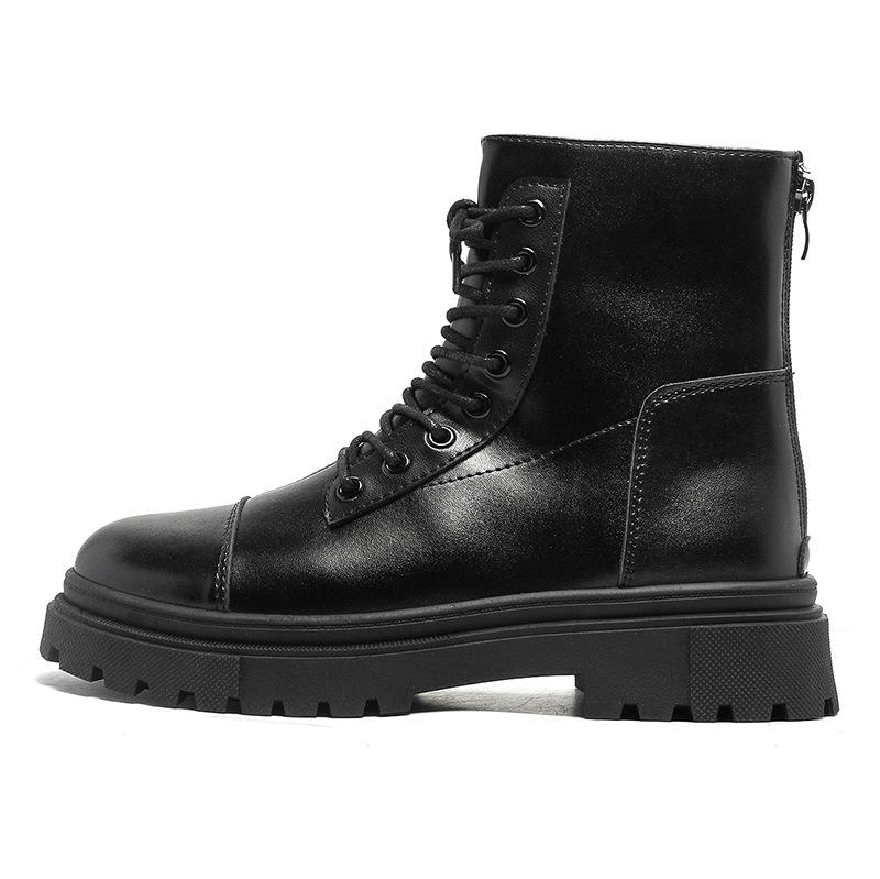 Autumn and winter new Martin boots men's platform locomotive boots British style men's boots winter outdoor casual tooling boots