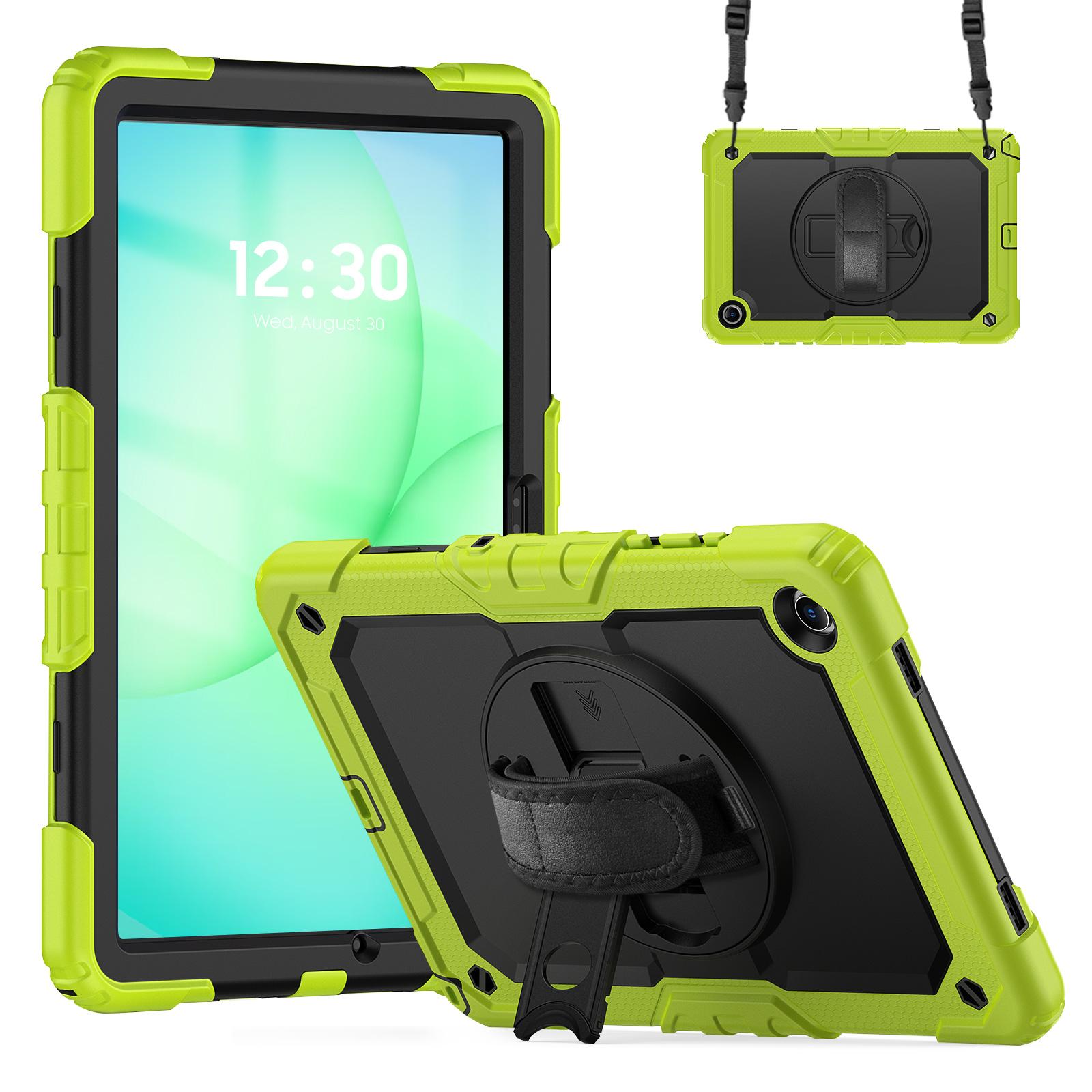 Coque antichoc pour Samsung Galaxy Tab A11+ A9 Plus 11  Housse de tablette avec support pour enfants Sangle Avec film protecteur Pour A9+11 pouces A11 Plus 11inch 2025