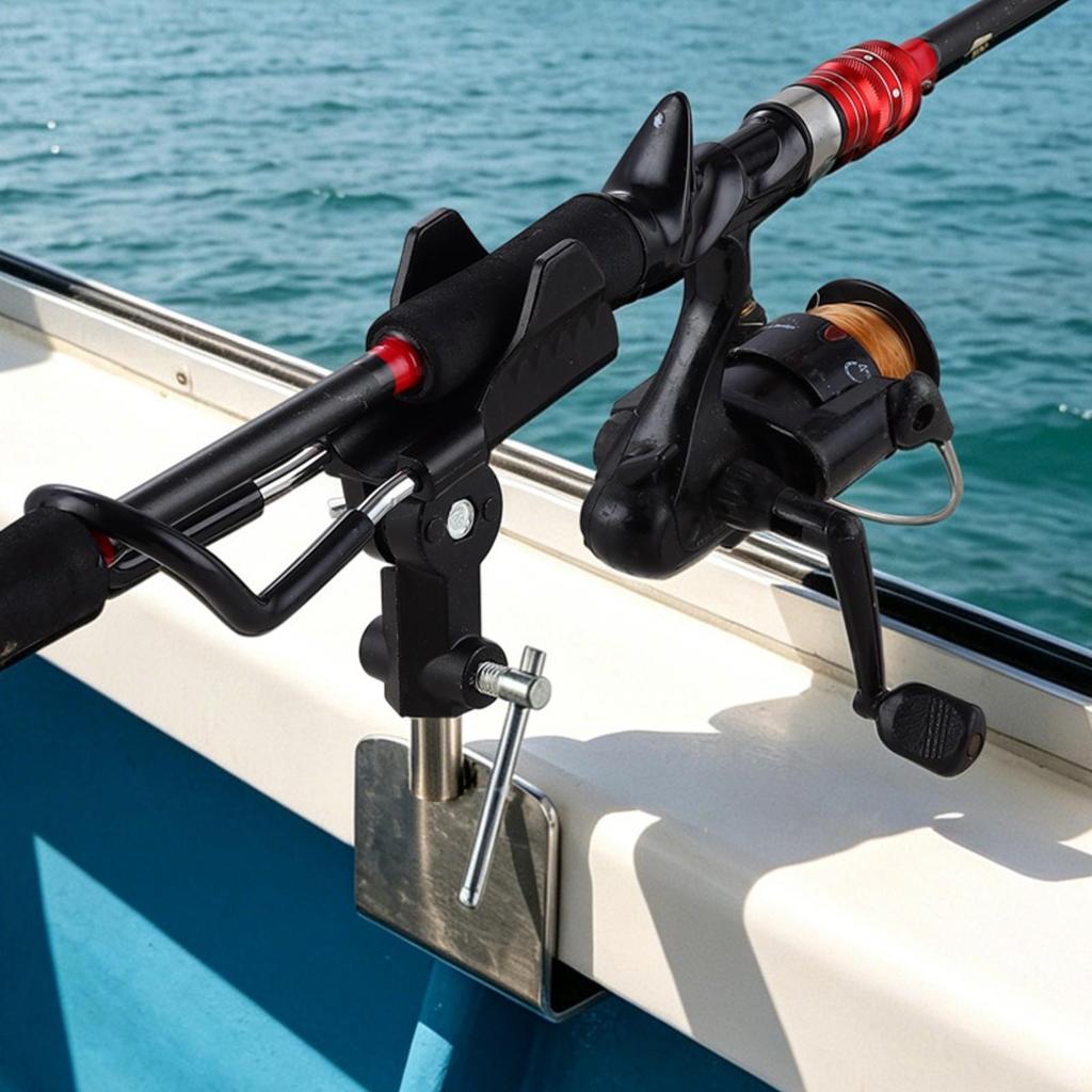 Fishing Equipment Long-Lasting Boat-Mounted Rod Holder Bracket Compact