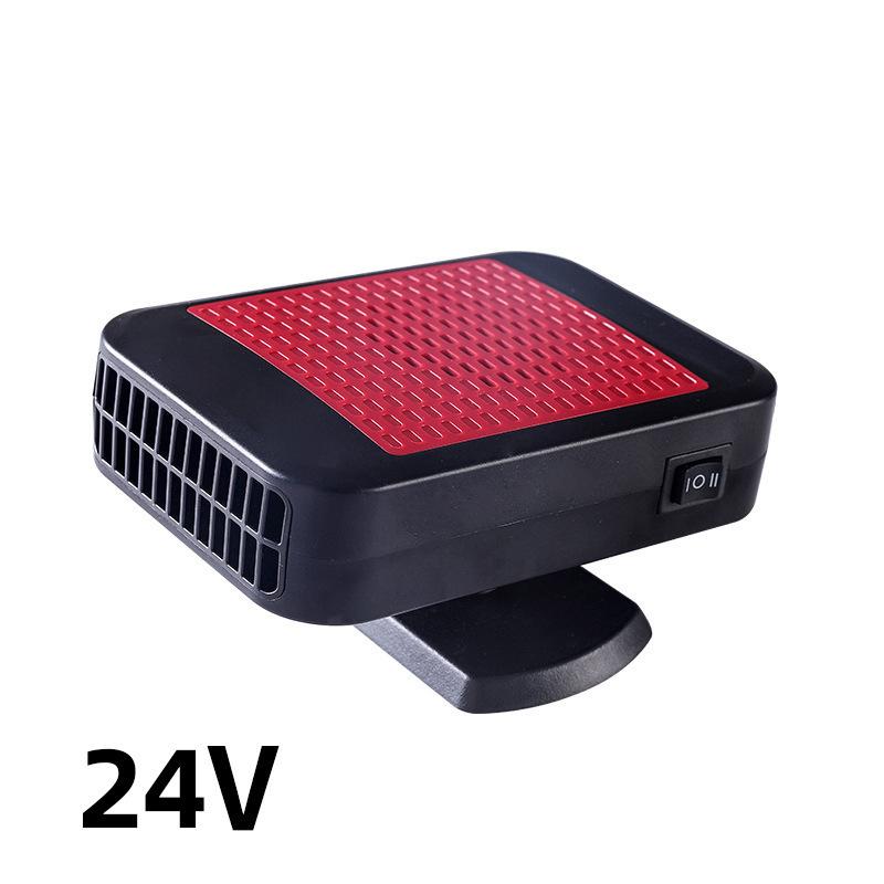 12V 24V Car Heater Windshield Defroster Mini Cooling 2 In 1 Car Seat Heating Fans Defrosting Heater Electric Autonomous Demister