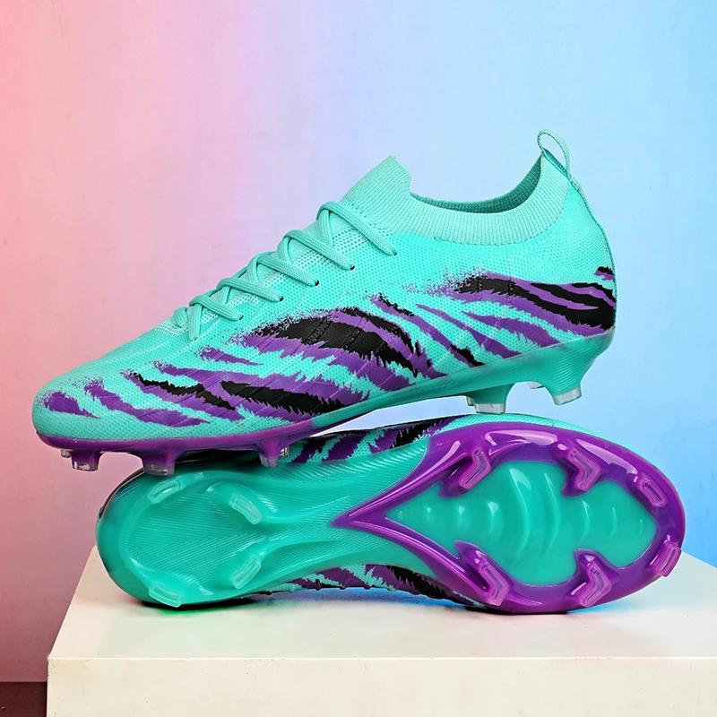 New Men Football Boots Sport Ultralight Non-Slip Outdoor Adult Cleats Match Unisex Soccer Shoes Comfortable Grass High-quality