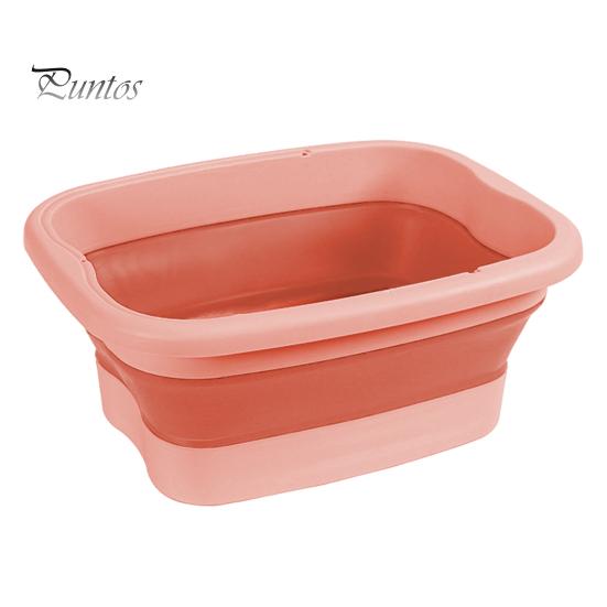 

Складной умывальник, пластиковый портативный бассейн, ванна для ног, кухонный умывальник для фруктов и овощей, ванна для ног, ванна для кемпинга, прачечная, автомобильная мойка розовый