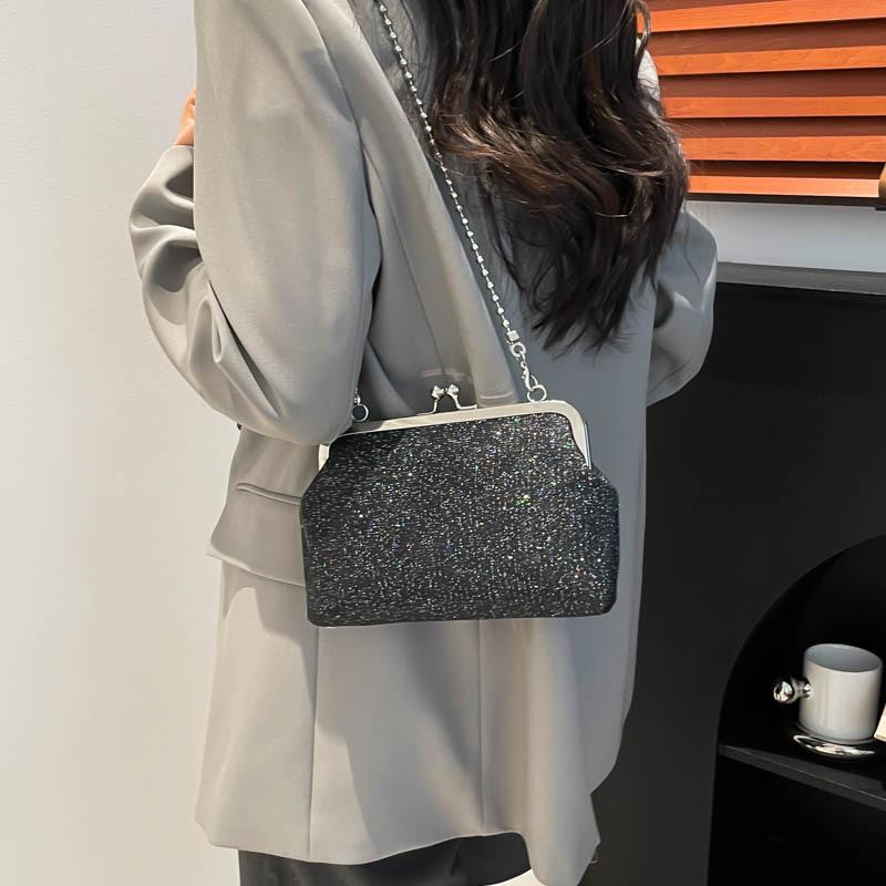 Sequined Versatile Cheongsam Bag 2025 New Pearl Handbag Mini Chain Messenger Versatile Cosmetic Bag Women
