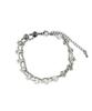 Monoflux Shining Heart Double Chain Bracelet