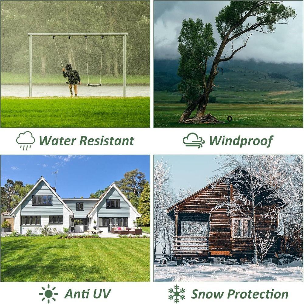 Reißfeste IBC-Tote Staubabdeckung 1000 L IBC-Container Schutz Garten Hof Regenbehälter