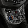 For Chevrolet Sonic 2012-2016 Real Carbon Fiber Sticker Central Air Conditioning Control Panel Car Accessories ide Decorative