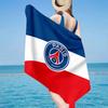 Paris Saint-Germain Football Crest Beach Towel, Quick-drying, Easy to Care for, Use for Both Fitness and Beach Vacations,Sports Essential Fan Gift