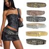 Heavy-Duty Design Rivet Wide Belt Personalized Retro-style Decorative Belt Punk Studded Belt  Jeans