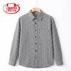 Langsaha Women's Loose-Fit Plaid Long-Sleeve Casual Shirt