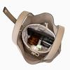 Genuine Leather Women's Bucket Bag Large Capacity Vegetable Basket Bag - NO LOGO