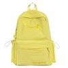Schoolbag cute solid color college student backpack women 1011 new lightweight junior high school student schoolbag short travel backpack