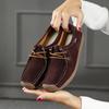 35-42 Women's Loafers Casual Size Flat Bottom Anti-fleece Moccasins Womens