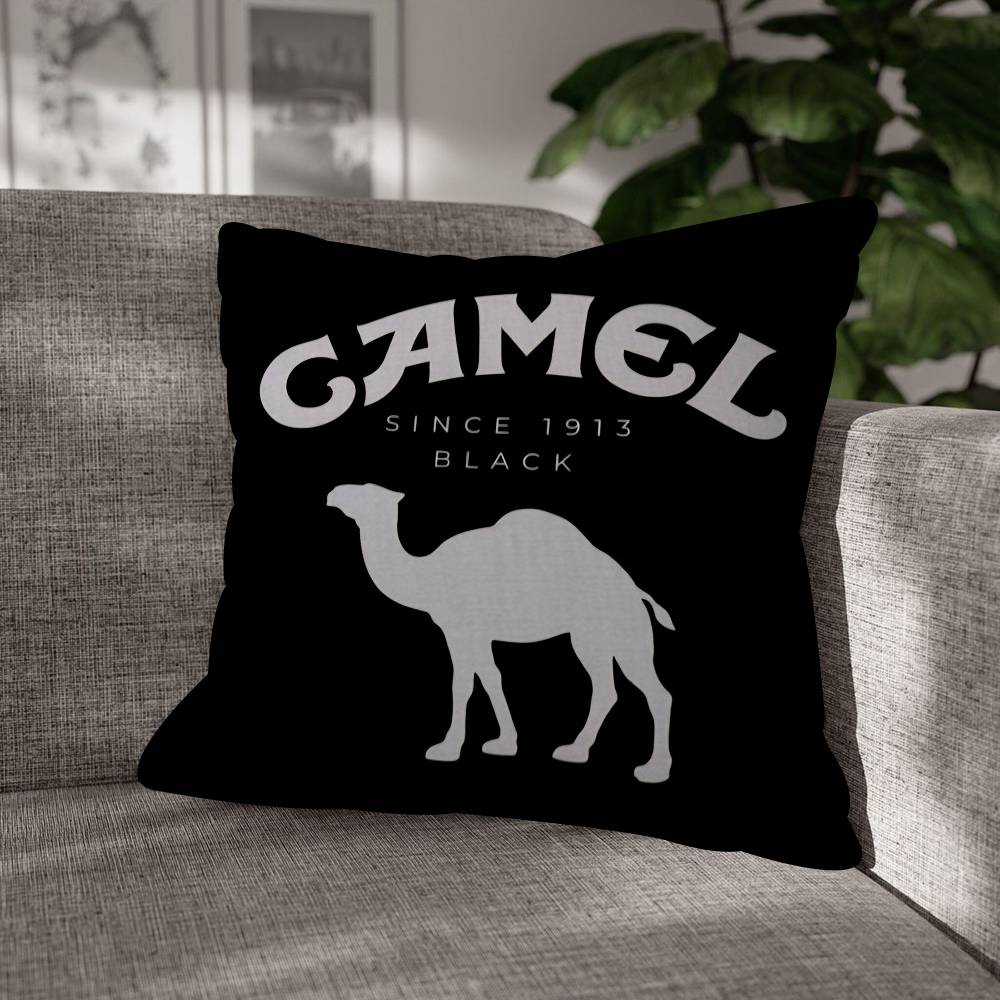 Luxury CCamel Pattern Cushions Pillowcase Polyester Cushion Cover Throw Pillow Pillowcover Home Car Sofa Decor