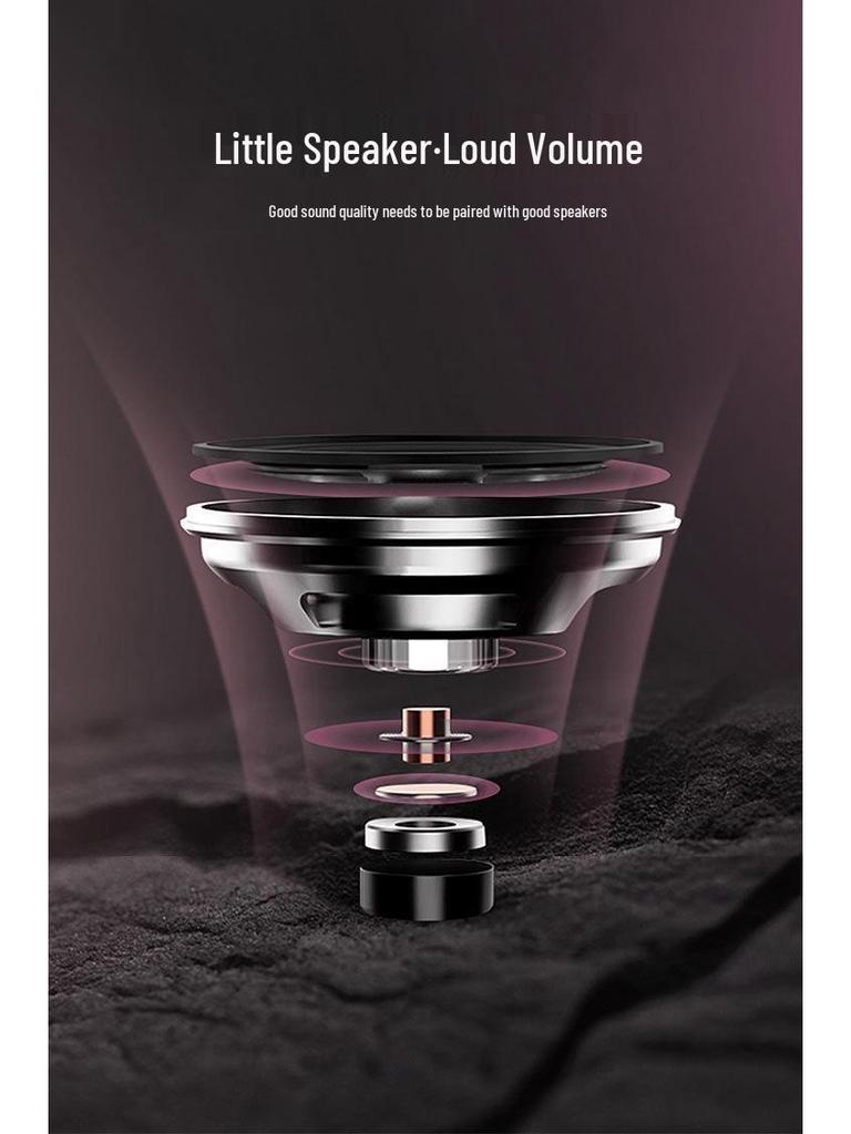 Happy Companion L-328 Mini Speaker & Recorder with Multifunctional Radio and Music Player