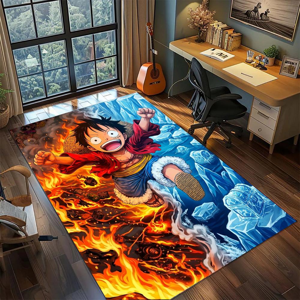 One Piece!Rug Carpet Large Area Rug Non Slip Washable Floor Mat Gamer Room Bedroom Home Decor