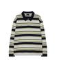 Collared Rugby Long Sleeve Melange Gray