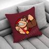 Federa per Cuscino D-Donkey K-Kong Scimmia Per 50x50cm 30x30cm 55x55cm 45x45cm 40x40cm Federa Quadrata per Cuscino da Letto