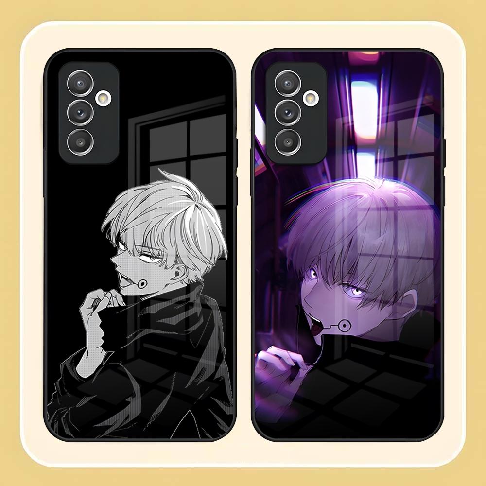 Jujutsu Kaisen Anime Inumaki Toge Handyhülle Für Samsung S24 Ultra S23 S22 S20 Fe S21 Plus A54 A34 A24 A53 A13 A16 Glasabdeckung