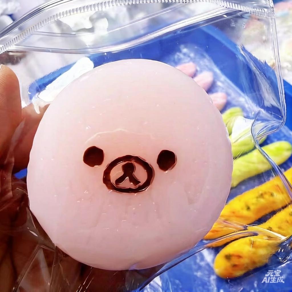 1Pcs Handmade Squishy With Butter Texture - Banana Carrot Bear Shaped To - Food Grade Silicone S