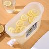 Plastic Cold Water Jug Convenient Cold Water Container 3.5L Drink Water Kettle With Tap Fruit Teapot Refrigerator