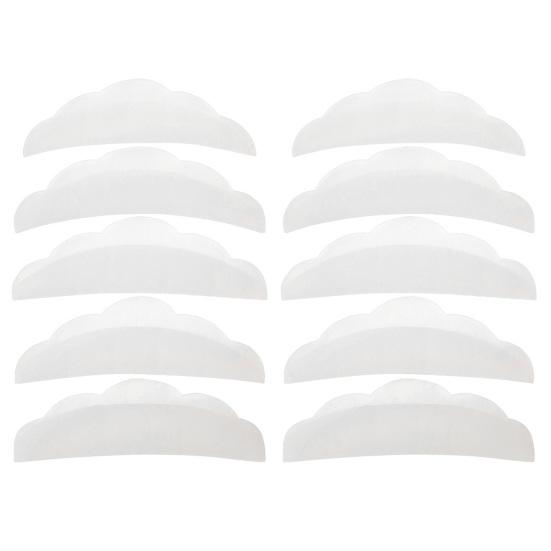 10 perechi de tampoane din silicon pentru ondularea genelor moi, blânde, extensibile, confortabile, pentru utilizarea ochilor, garnitură perm.