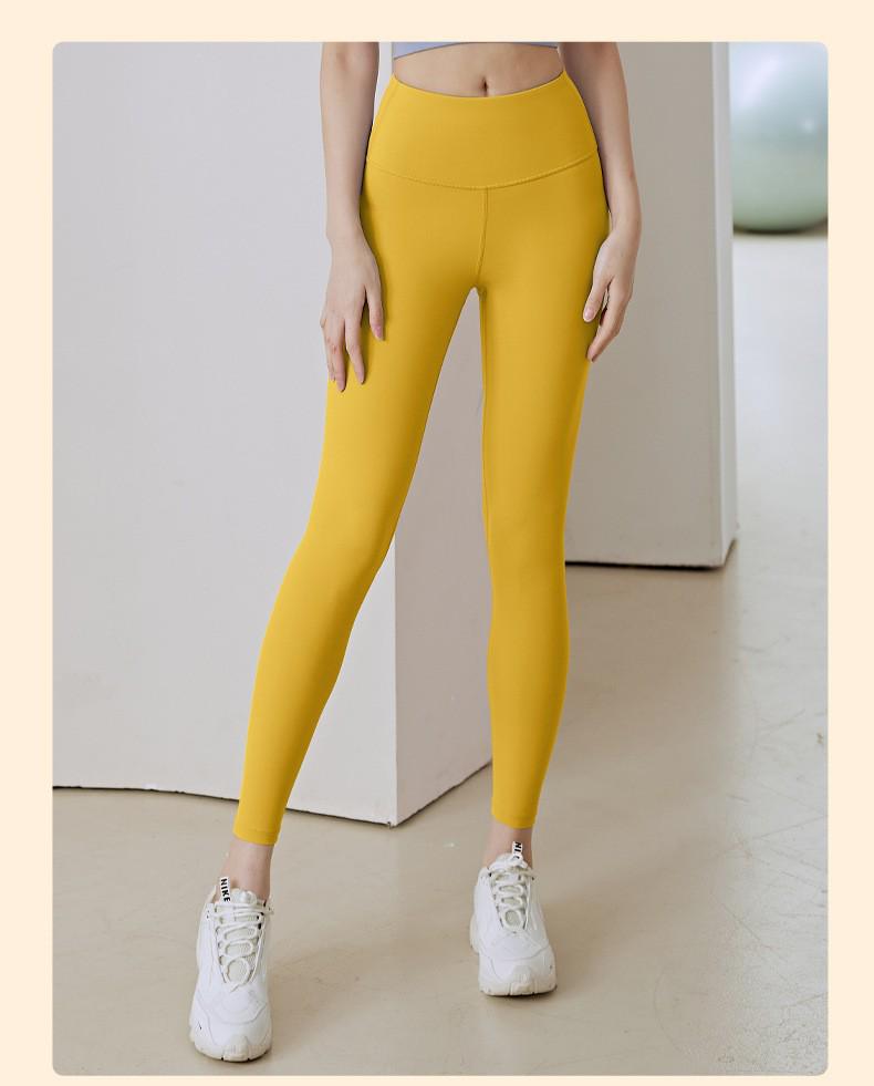 Seamless High-Waist Tummy Control Leggings: Body-Shaping Hip-Lifting Yoga Pants for Women
