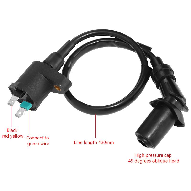 

12V Motorcycle Ignition Coil For TRX300 GY6 50CC 125CC 150CC Engine Dirt Bike ATV Scooter Moped High Performance Ignition System