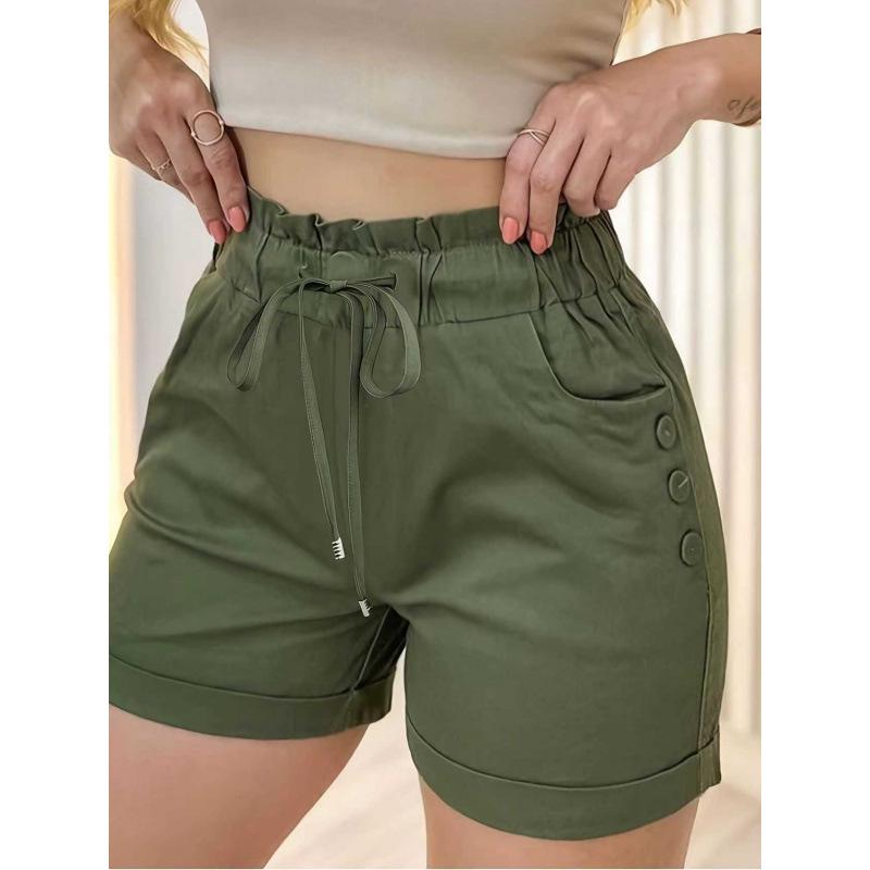 2026 Women's Bell Pocket Quick-Dry Casual High-Waist Shorts - Spring/Summer Collection