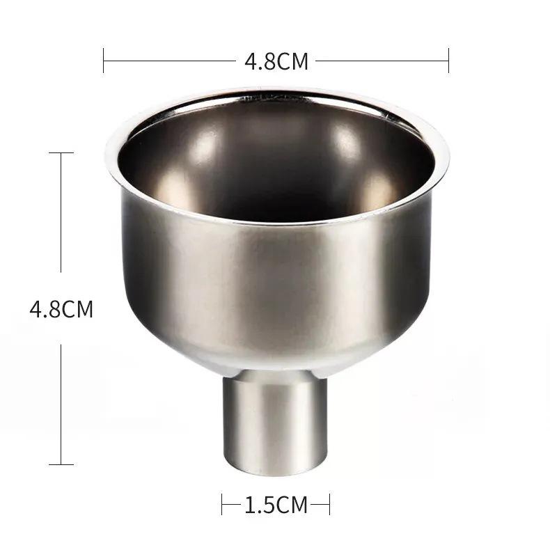 Stainless Steel Dual-Caliber Funnel Set for Wine and Oil Dispensing