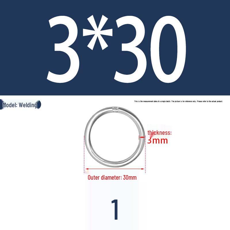 304 Stainless Steel Seamless O-Ring for Lifting and Hammock Yoga Connection