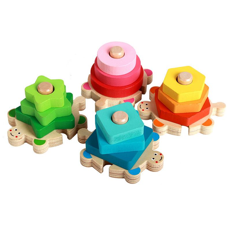 Montessori Geometric Shape Matching Game Wood Kids Learning Toy Sets Educational Kinder Spielzeuge Juegos Cognitivos Para Niños