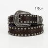 Y2K Round Rivet Belt Chic Alloy Buckle Waistband Women Man Jeans Belts