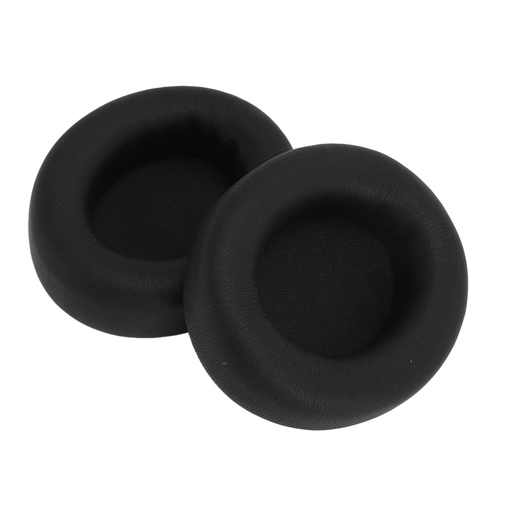 2PCS Headphone Ear Pads Soft Protein Leather High Density Memory Foam Replacement Ear Cushions